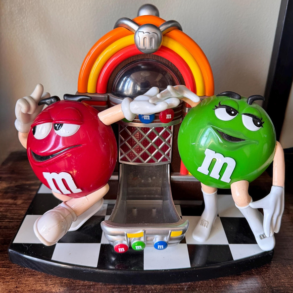 M&M'S Other - 2007 M&M’s Rock ’n Roll Café Jukebox Candy Dispenser – Retro Diner Vibes!